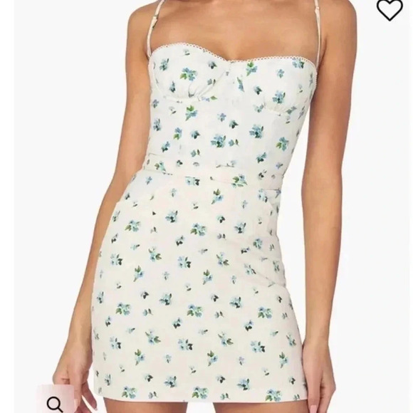 WeWoreWhat Skirt floral cut out high waisted revolve - Picture 5 of 6